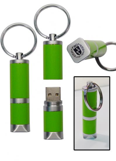 Metal Standing Cylinder USB Flash Drive